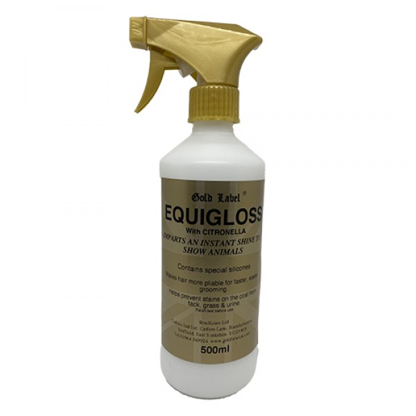 GOLD LABEL EQUIGLOSS SPRAY 500ML